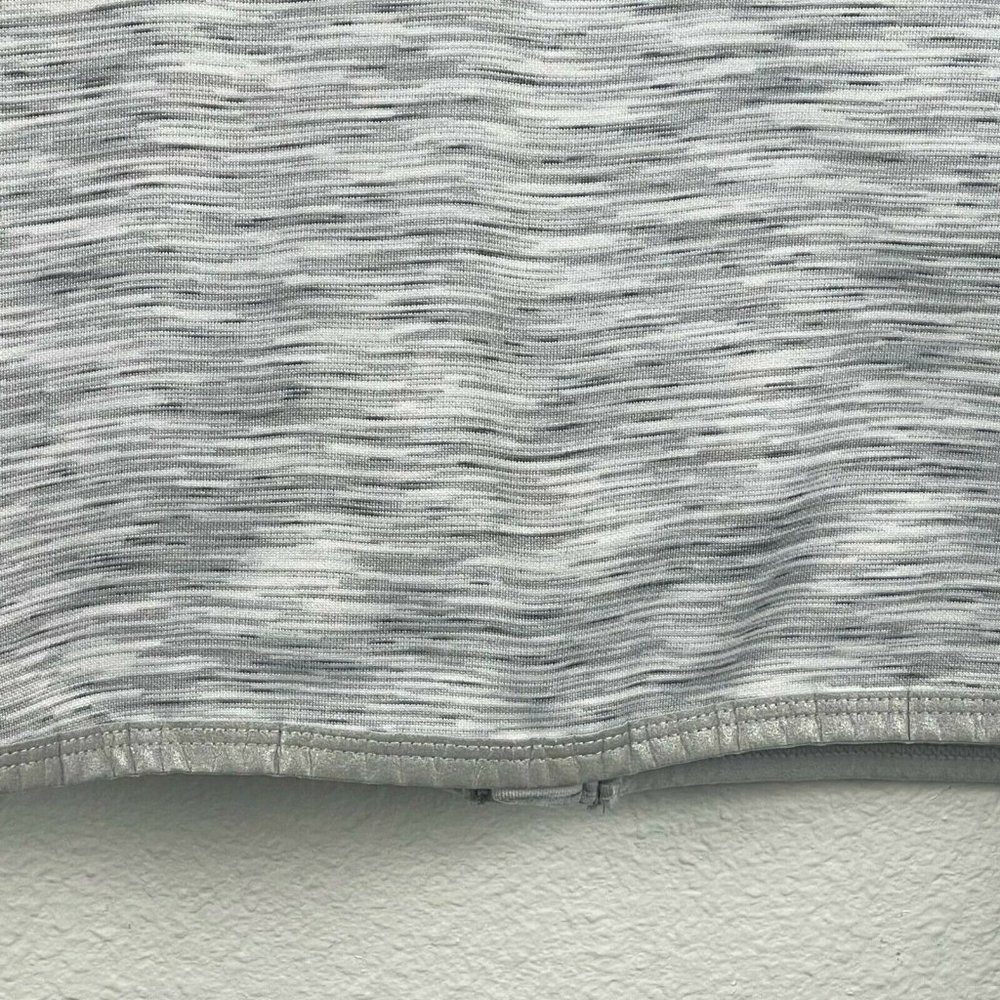 Gap Fit Jacket Women's Size M Full Zip Long Sleeve Athletic Track Heather Gray - Picture 9 of 12